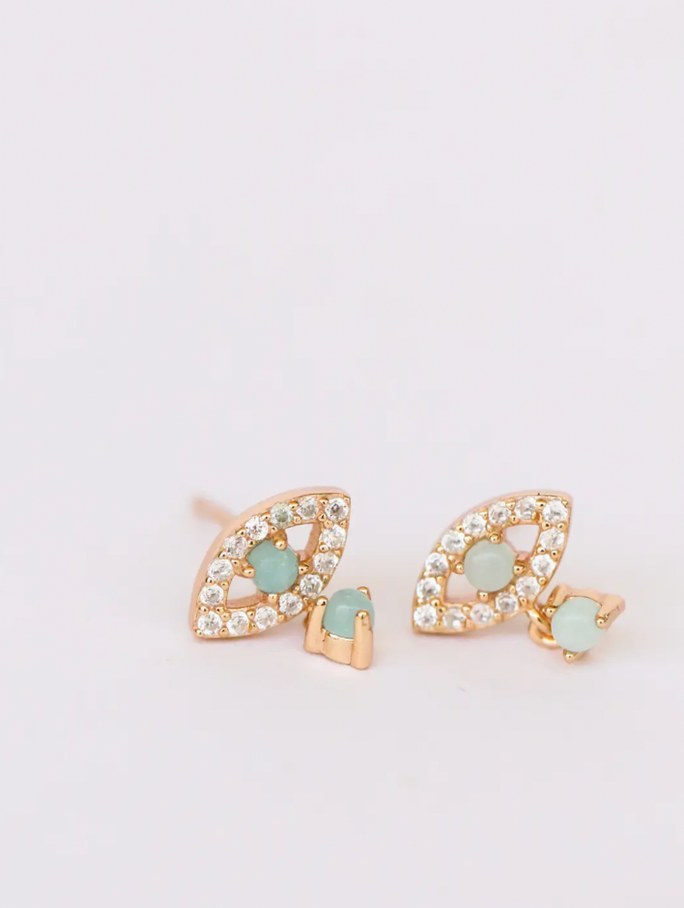 JaxKelly Amazonite Evil Eye