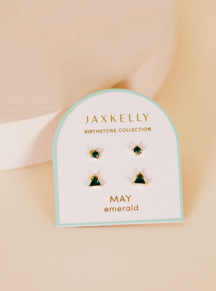 JaxKelly Birthstone Stud Set