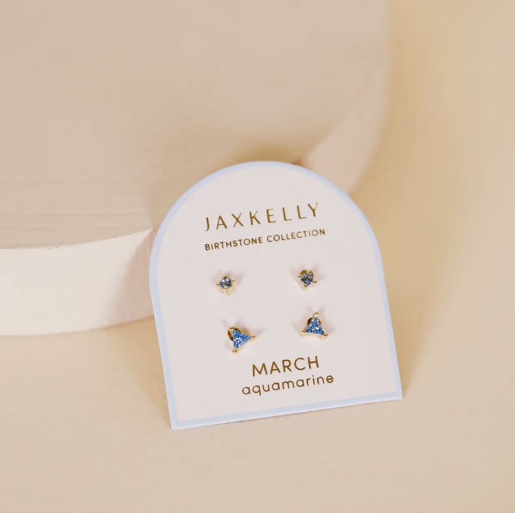 JaxKelly Birthstone Stud Set