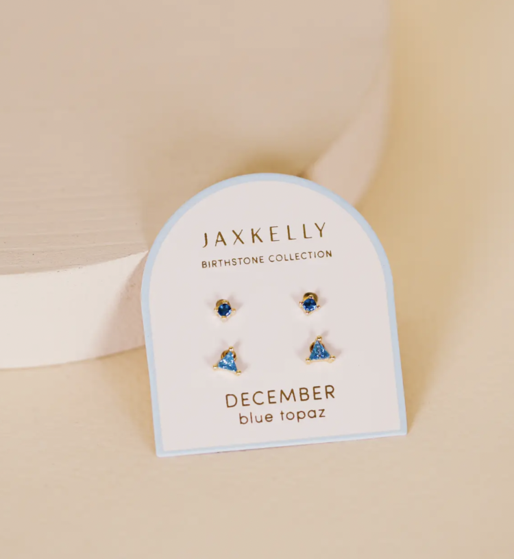 JaxKelly Birthstone Stud Set