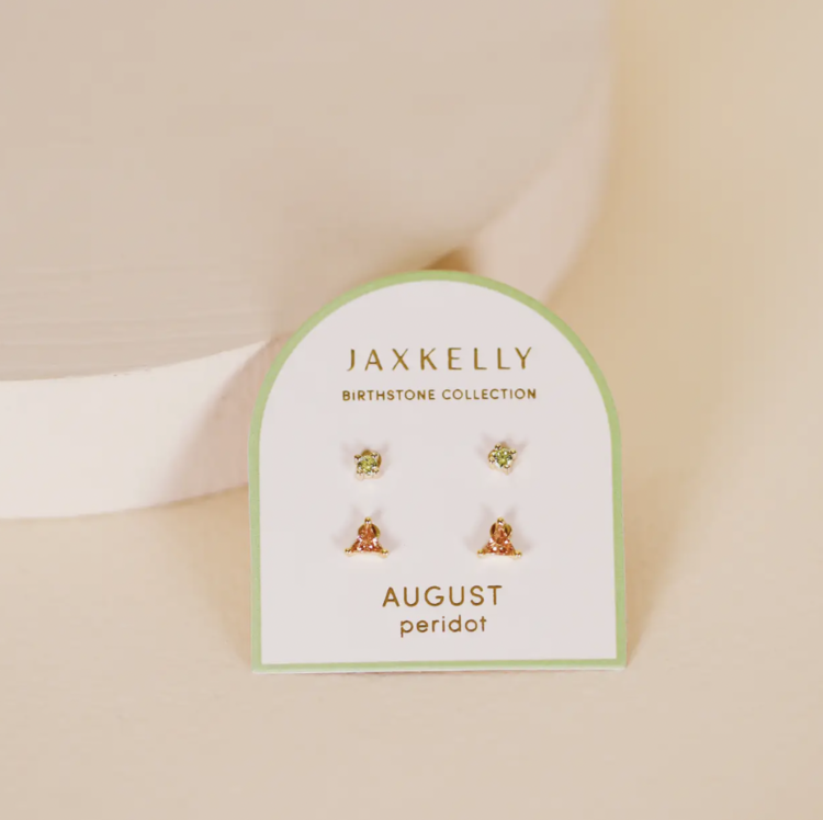 JaxKelly Birthstone Stud Set