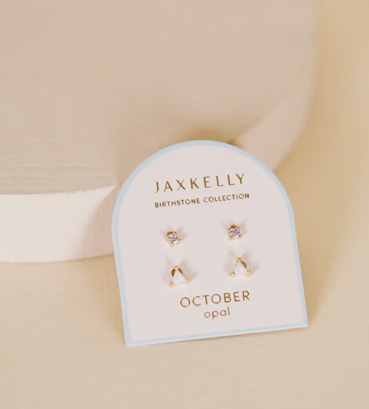 JaxKelly Birthstone Stud Set