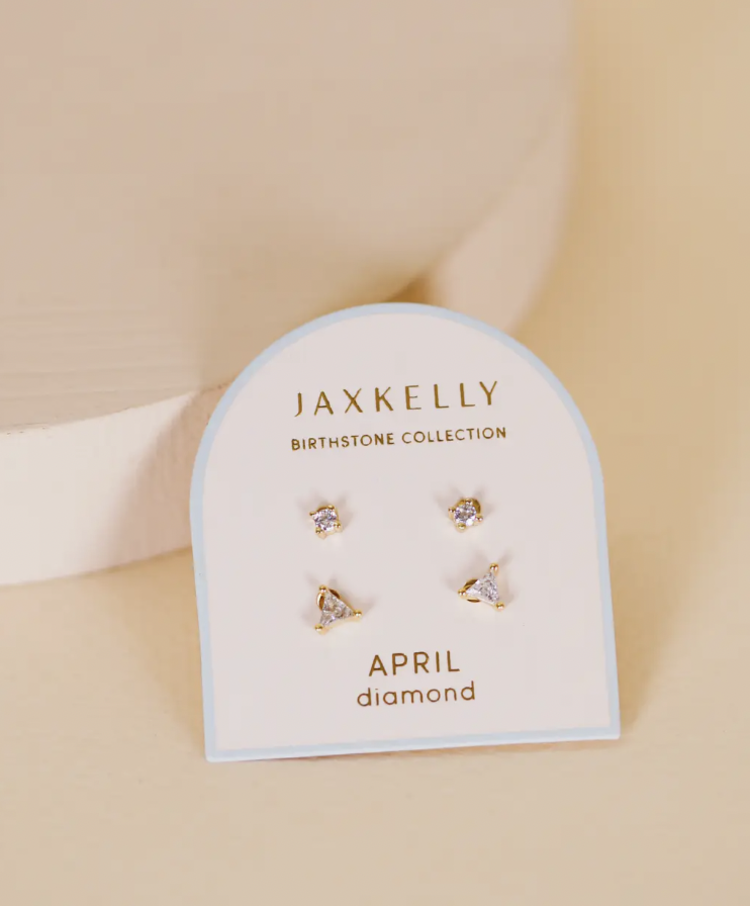 JaxKelly Birthstone Stud Set