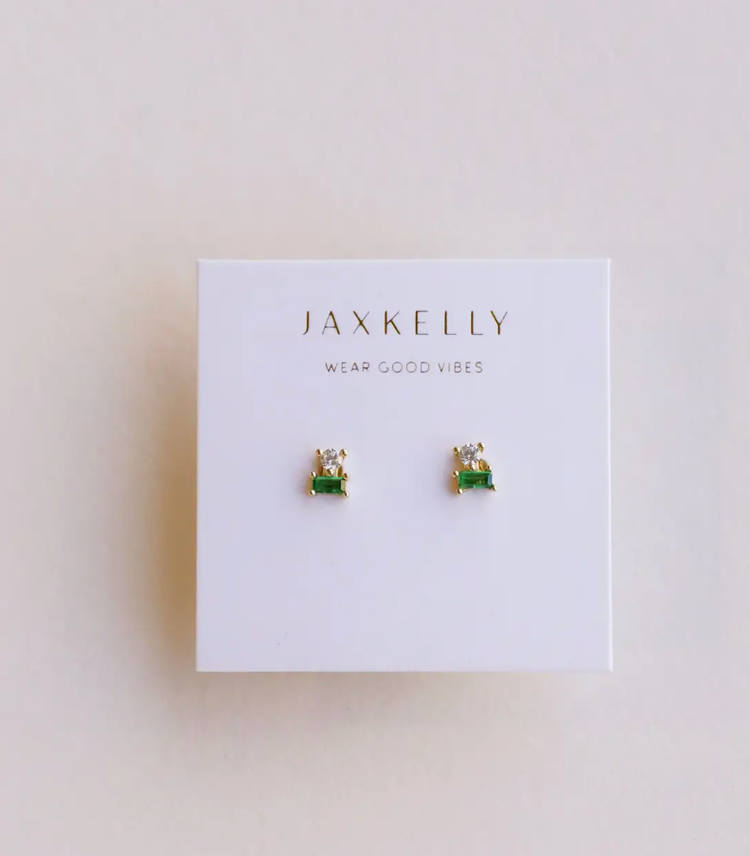 JaxKelly Emerald Double Stud Stack