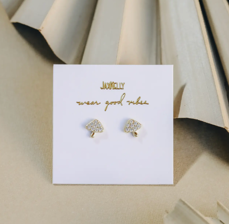 JaxKelly Pavé Stud - Mushroom