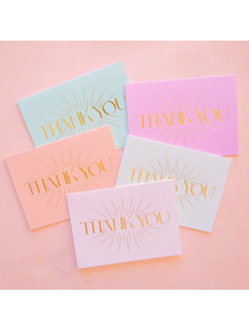 Sunshine Studios Thank You Starburst Card