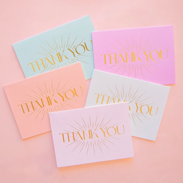 Sunshine Studios Thank You Starburst Card