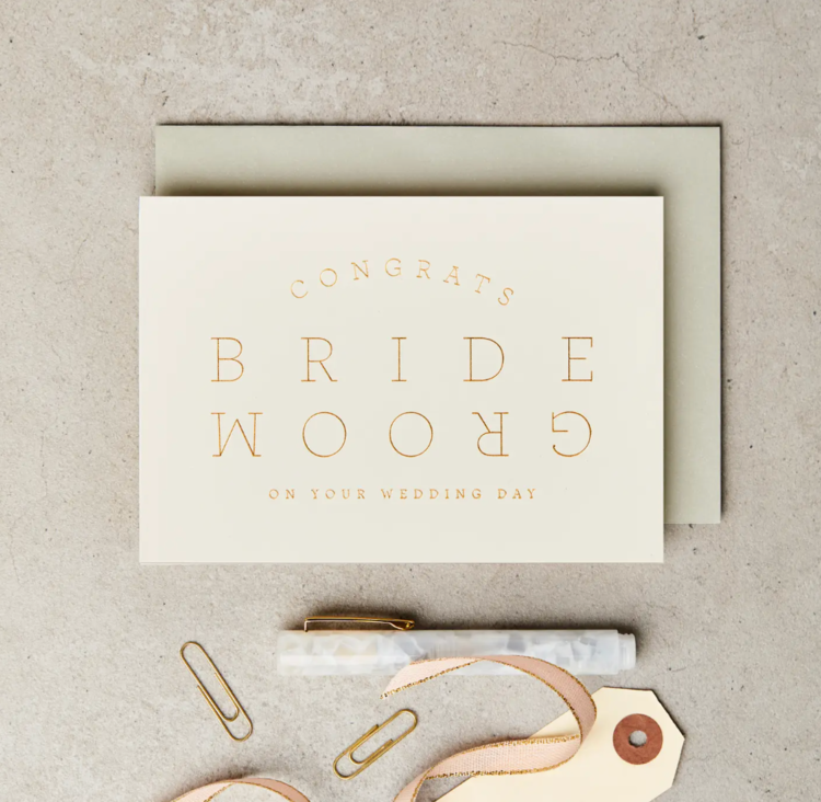 Katie Leamon Bride & Groom Cream