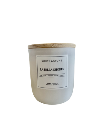 White Stone Candles La Jolla Shores Candle