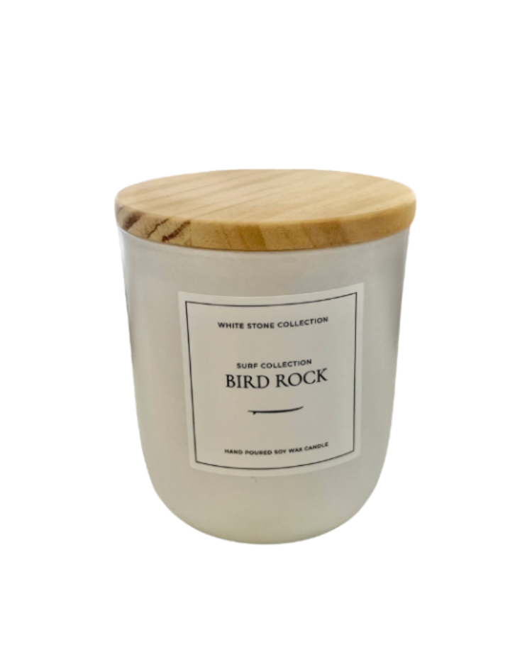White Stone Candles Bird Rock