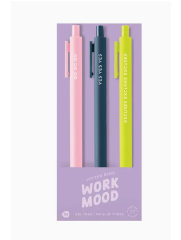 Talking Out Of Turn Jotter Sets,  Work Mood