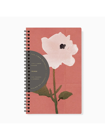 Fringe Studio Esp White Flower Slim Paperback Spiral