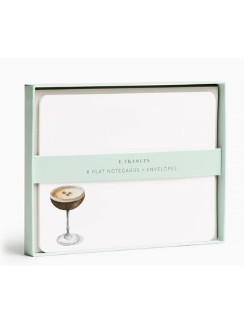 E. Frances Paper Studio Espresso Martini Flat Note Set