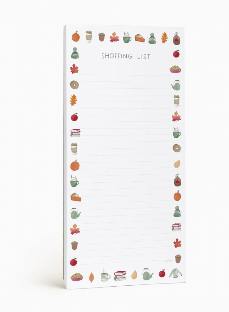 E. Frances Paper Studio Crisp & Cozy Market Notepad