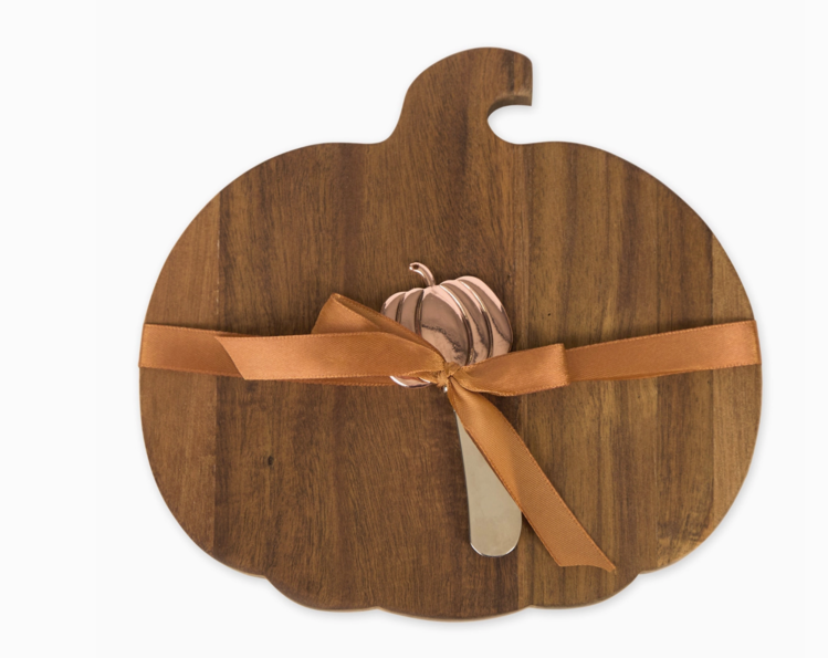 Design Imports Pumpkin Cutting Board Gift Set
