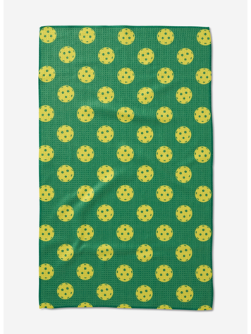 Geometry Pickleball Tea Towel