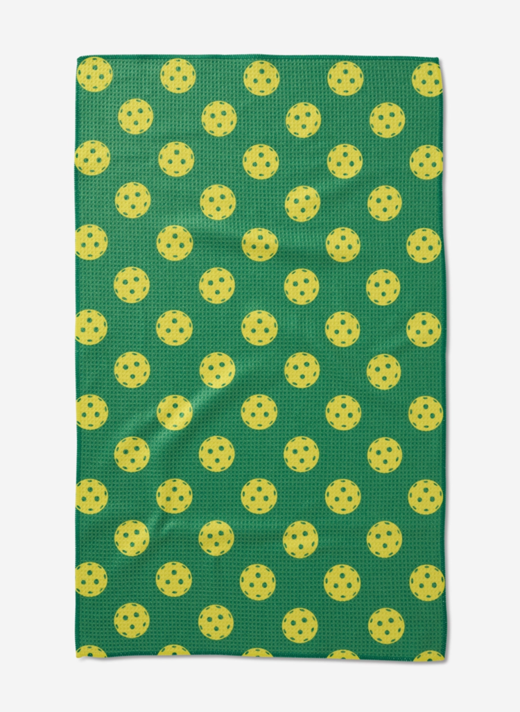 Geometry Pickleball Tea Towel