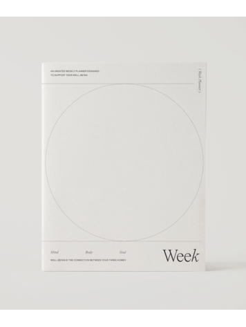 Wilde House Paper Week Planner