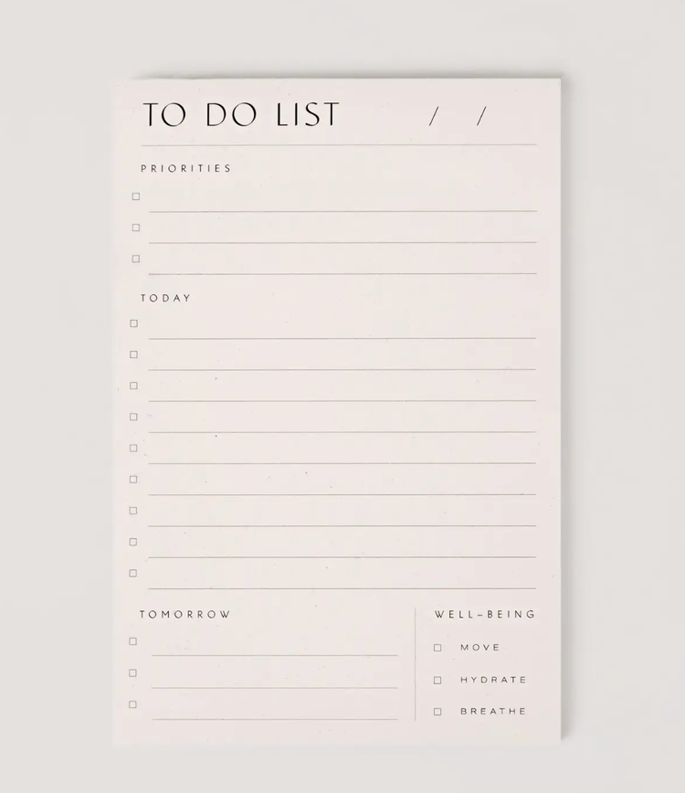 Karma To Do List Pad