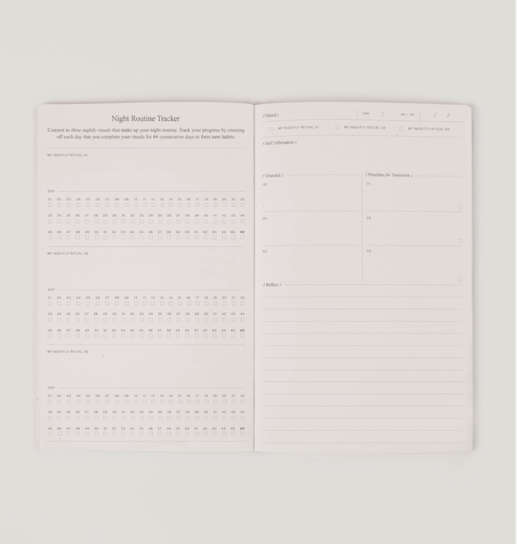 Wilde House Paper Night Routine Journal