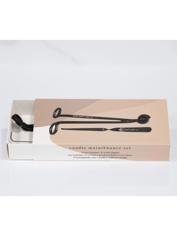 Ginger June Candle Co. Candle Maintenance Set - Black