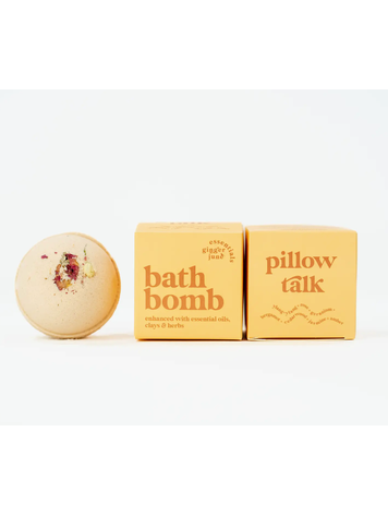 Ginger June Candle Co. Pillow Talk • 100% Botanical Bath Bomb •