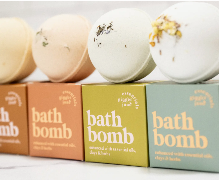 Ginger June Candle Co. Woodland Wander • 100% Botanical Bath Bomb