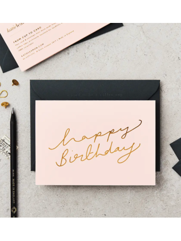 Katie Leamon Extract Hbd Scroll Pink