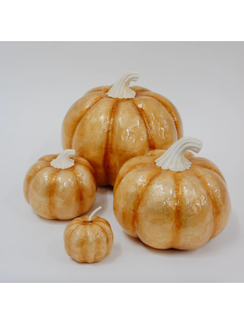 Dekorasyon Gifts Decor Capiz Pumpkin (Gold) 8"