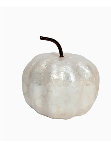 Dekorasyon Gifts Decor Mini Capiz Pumpkin (White)