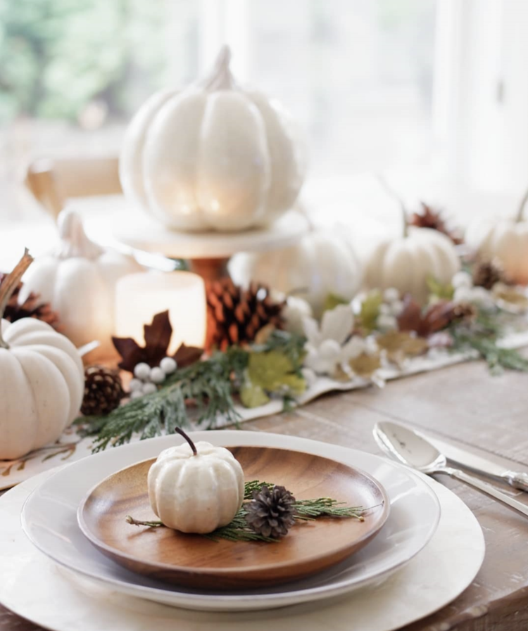 Dekorasyon Gifts Decor Mini Capiz Pumpkin (White)