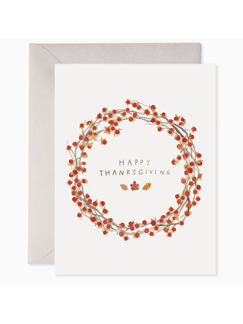 E. Frances Paper Studio Autumn Berry Wreath
