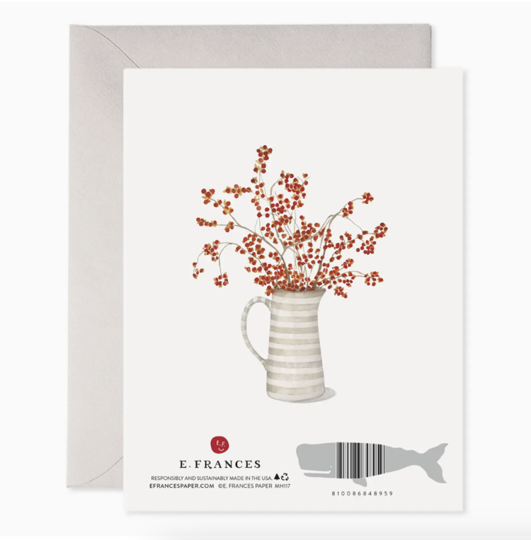 E. Frances Paper Studio Autumn Berry Wreath