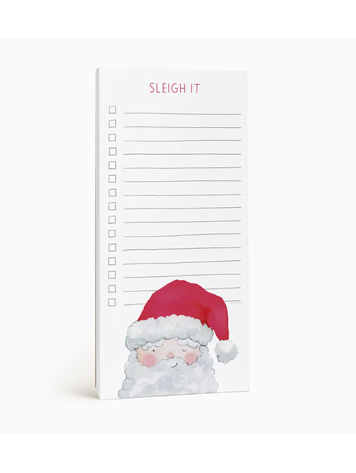 E. Frances Paper Studio Sleigh It Santa Market Notepad