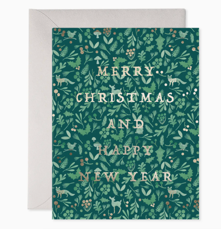 E. Frances Paper Studio Winter Forest Christmas