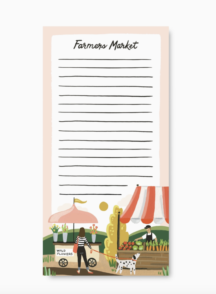 Idlewild Co. Farmers Market Notepad