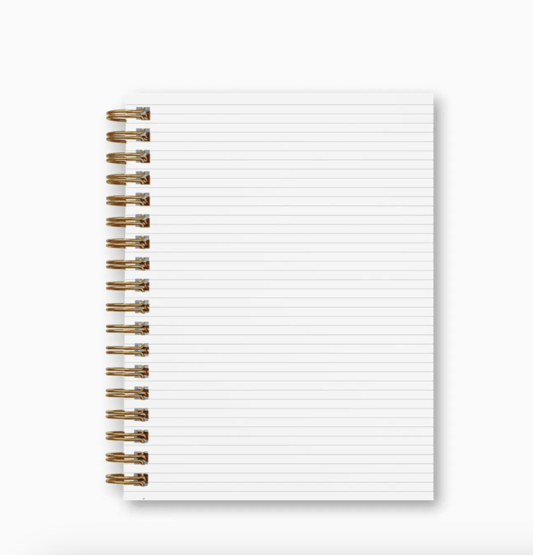 Smitten on Paper Clamshell Notebook in Moss