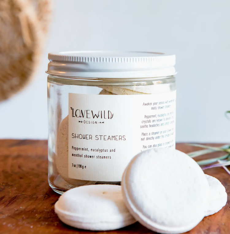 Lovewild Design Eucalyptus + Menthol Shower Steamers