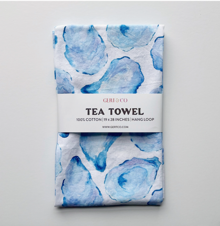 Gert & Co Mussel Shell Kitchen Tea Towel