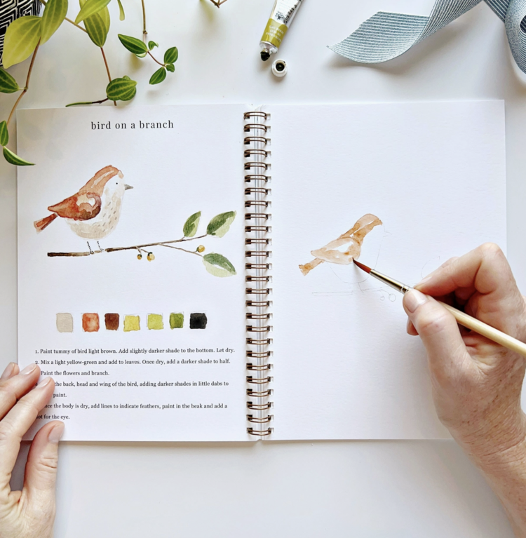 emily lex studio Animals Watercolor Workbook