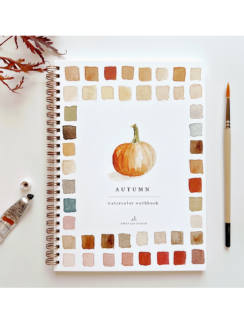 emily lex studio Autumn Watercolor Workbook