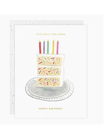 Seedlings Birthday Slice