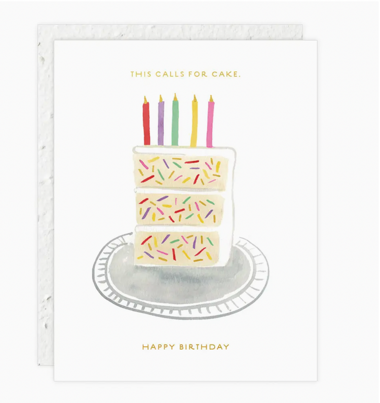 Seedlings Birthday Slice