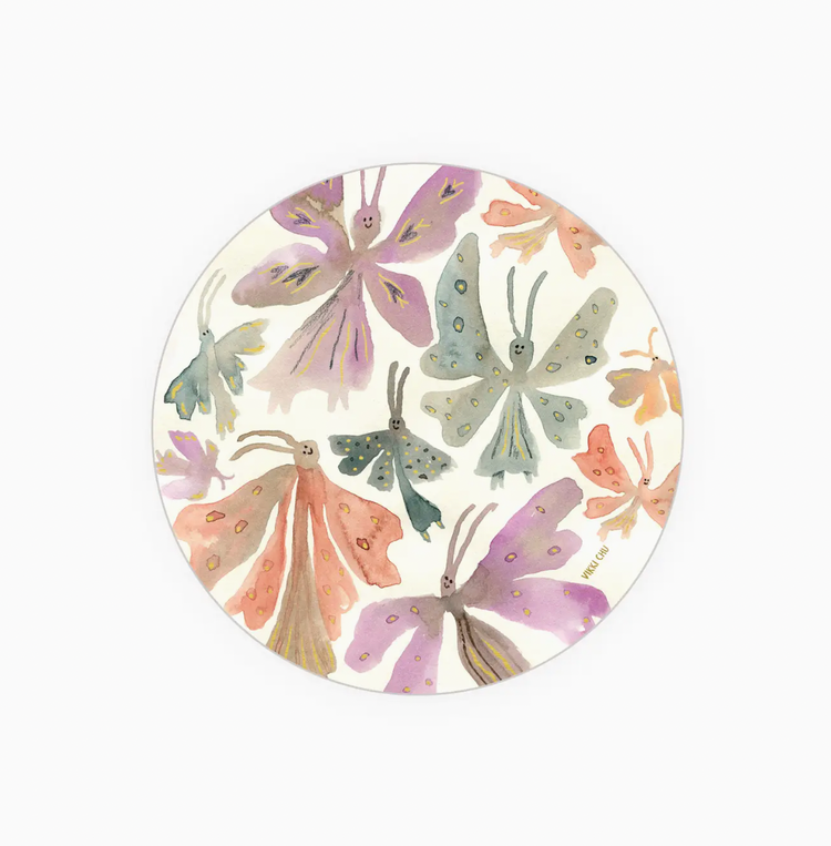 Seedlings Butterflies Coaster