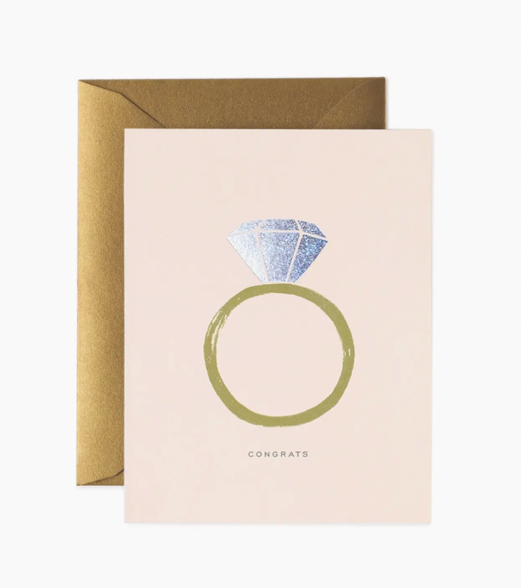 Rifle Paper Co. Congrats Ring Card