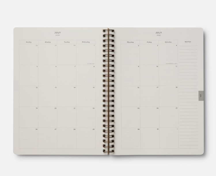 Rifle Paper Co. 2026 Dahlia 12-Month Softcover Spiral Planner