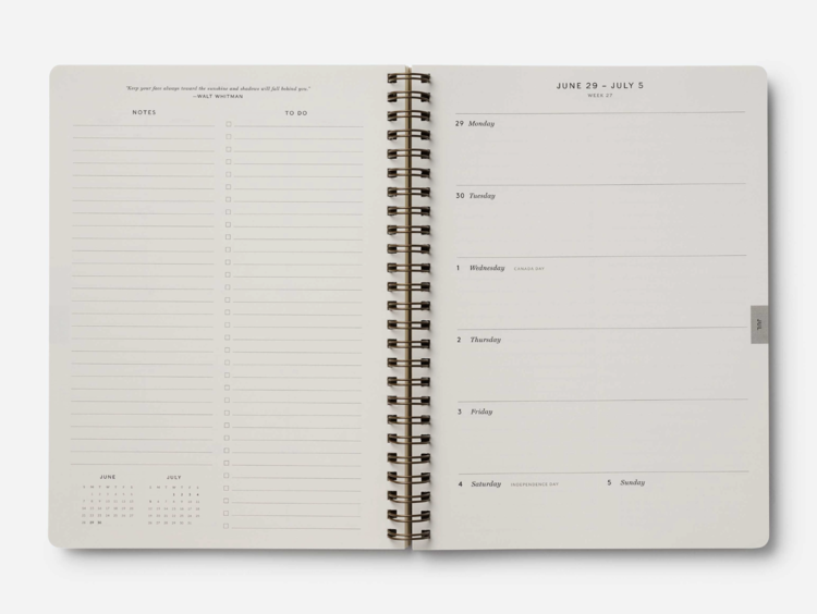 Rifle Paper Co. 2026 Dahlia 12-Month Softcover Spiral Planner