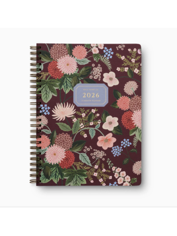Rifle Paper Co. 2026 Dahlia 12-Month Softcover Spiral Planner