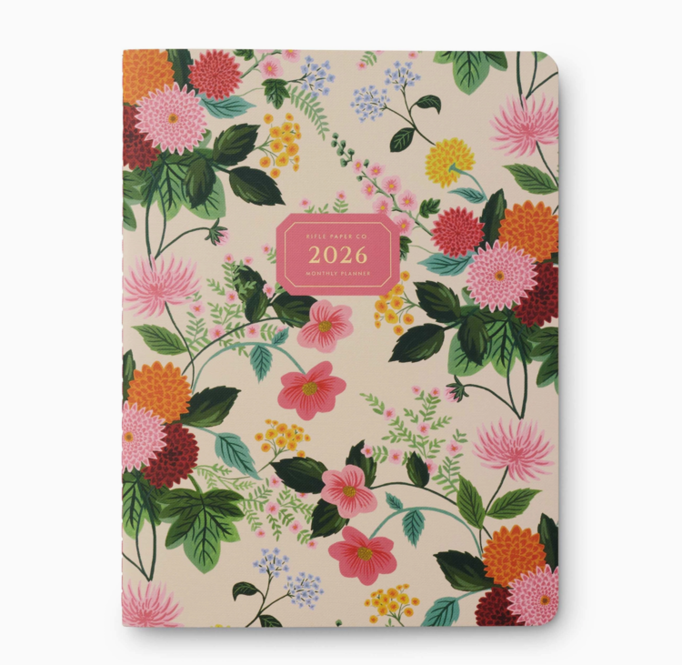 Rifle Paper Co. 2026 Dahlia 12-Month Appointment Notebook
