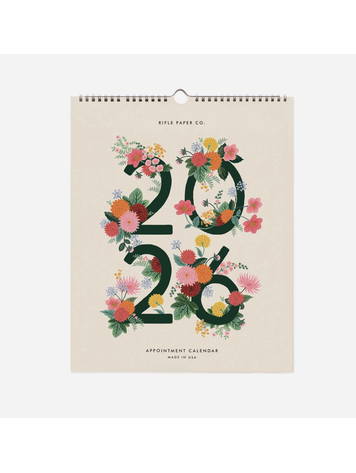 Rifle Paper Co. 2026 Dahlia Appointment Calendar